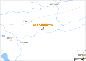 map of Pleso-Kur\