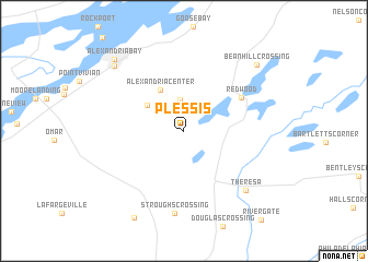 map of Plessis