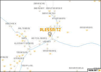 map of Plessnitz