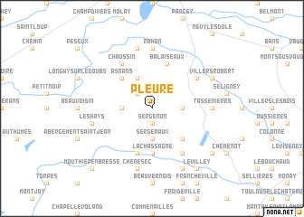 map of Pleure