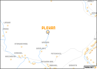 map of Plewan