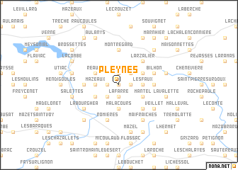 map of Pleynes