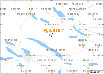 map of Plichta