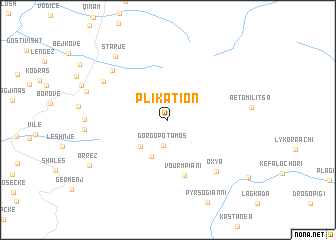 map of Plikátion