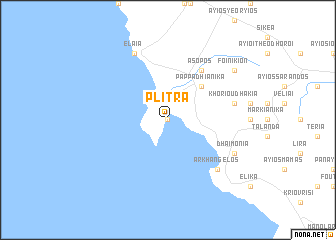map of Plítra
