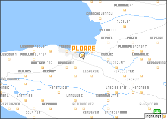 map of Ploaré