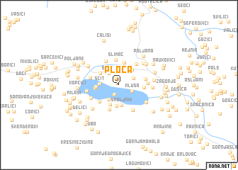 map of Ploča