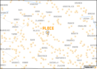 map of Ploče