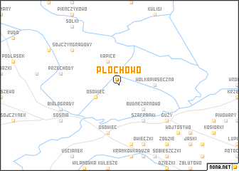 map of Płochowo