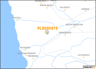 map of Plodovoye