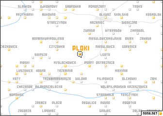 map of Płoki