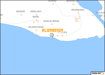 map of Plomárion