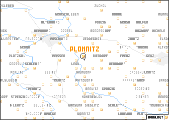 map of Plömnitz