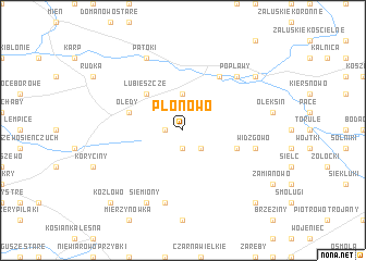 map of Płonowo
