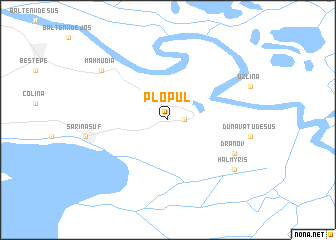 map of Plopul