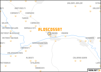 map of Ploscoş-Sat