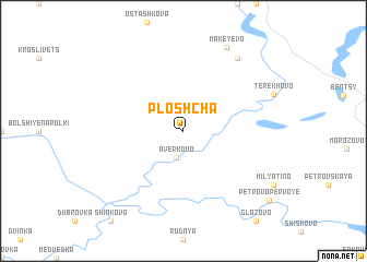 map of Ploshcha