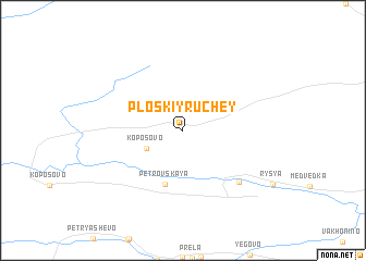 map of Ploskiy Ruchey