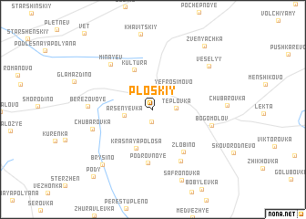 map of Ploskiy