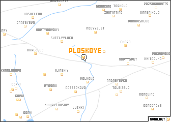 map of Ploskoye
