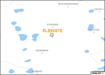 map of Ploskoye