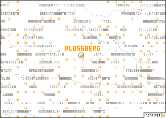 map of Plößberg