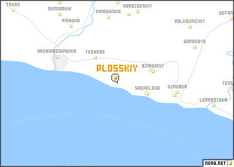 map of Plosskiy