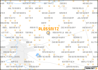 map of Plößnitz