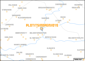 map of Plotitsino Pervoye