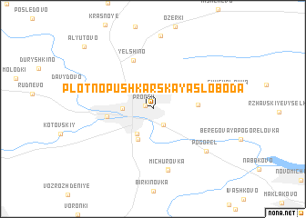 map of Plotno-Pushkarskaya Sloboda