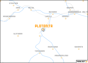 map of Plotoniţa