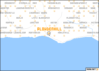 map of Plowden Hill
