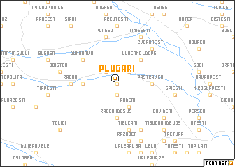 map of Plugari