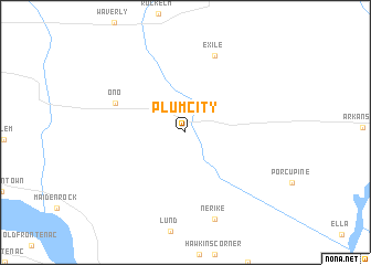 map of Plum City