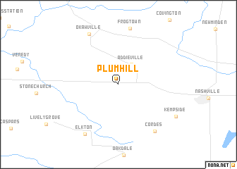 map of Plum Hill