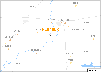 map of Plummer