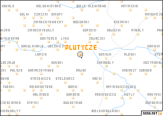 map of Plutycze