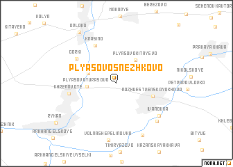 map of Plyasovo-Snezhkovo