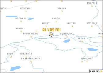 map of Plyasyni