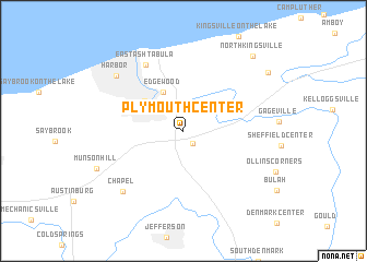 map of Plymouth Center