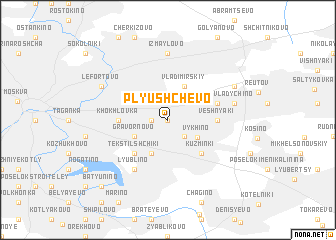 map of Plyushchëvo
