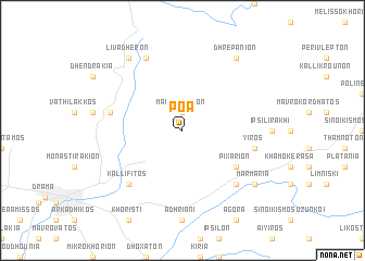 map of Póa