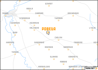 map of Pobeda