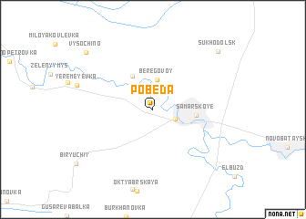 map of Pobeda