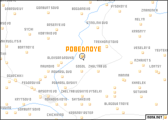 map of Pobednoye