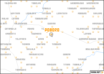 map of Poboro