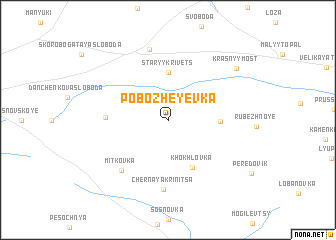 map of Pobozheyevka