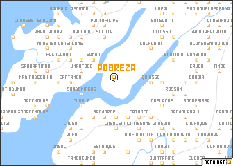 map of Pobreza