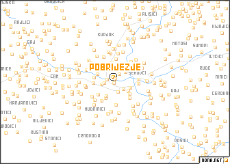 map of Pobriježje