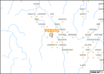 map of Pobung